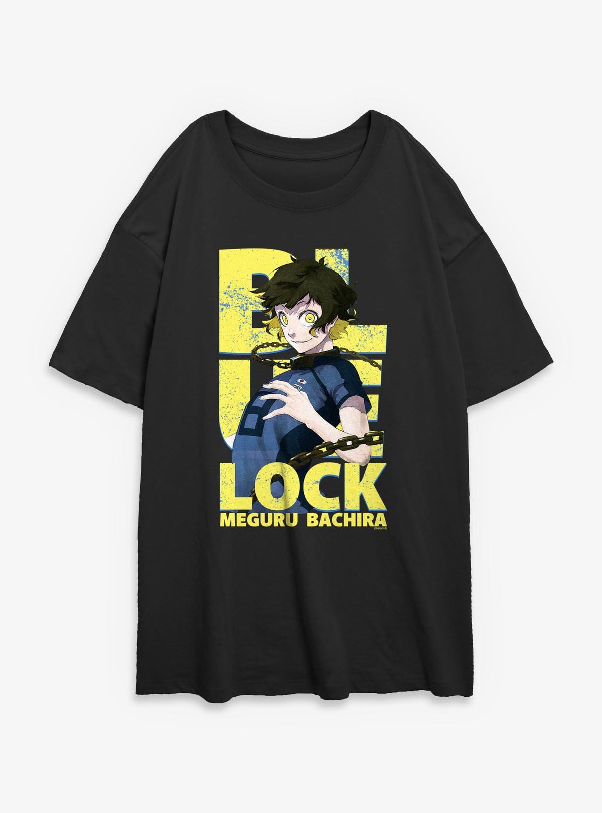 Blue Lock Meguru Bachira Girls Oversized T-Shirt