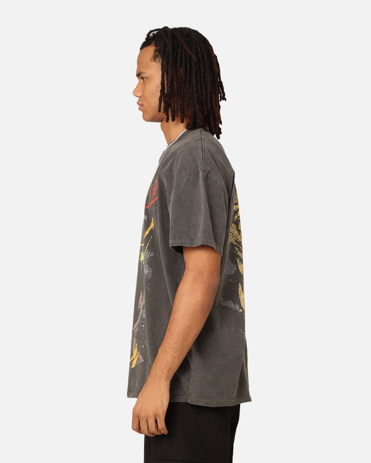 Marvel Thanos Vintage T-Shirt Black Wash