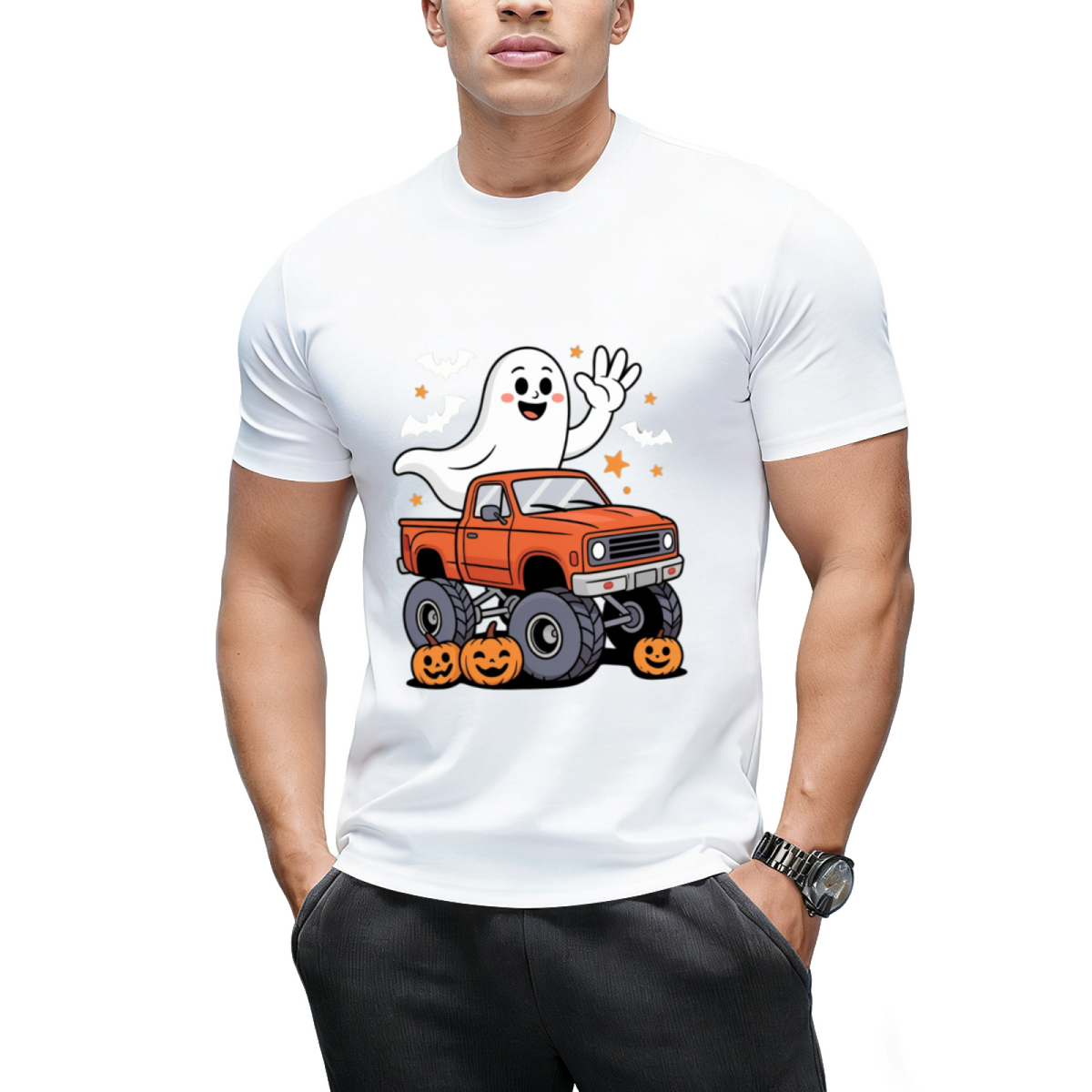 Halloween Ghost The Boo Crew T-Shirt