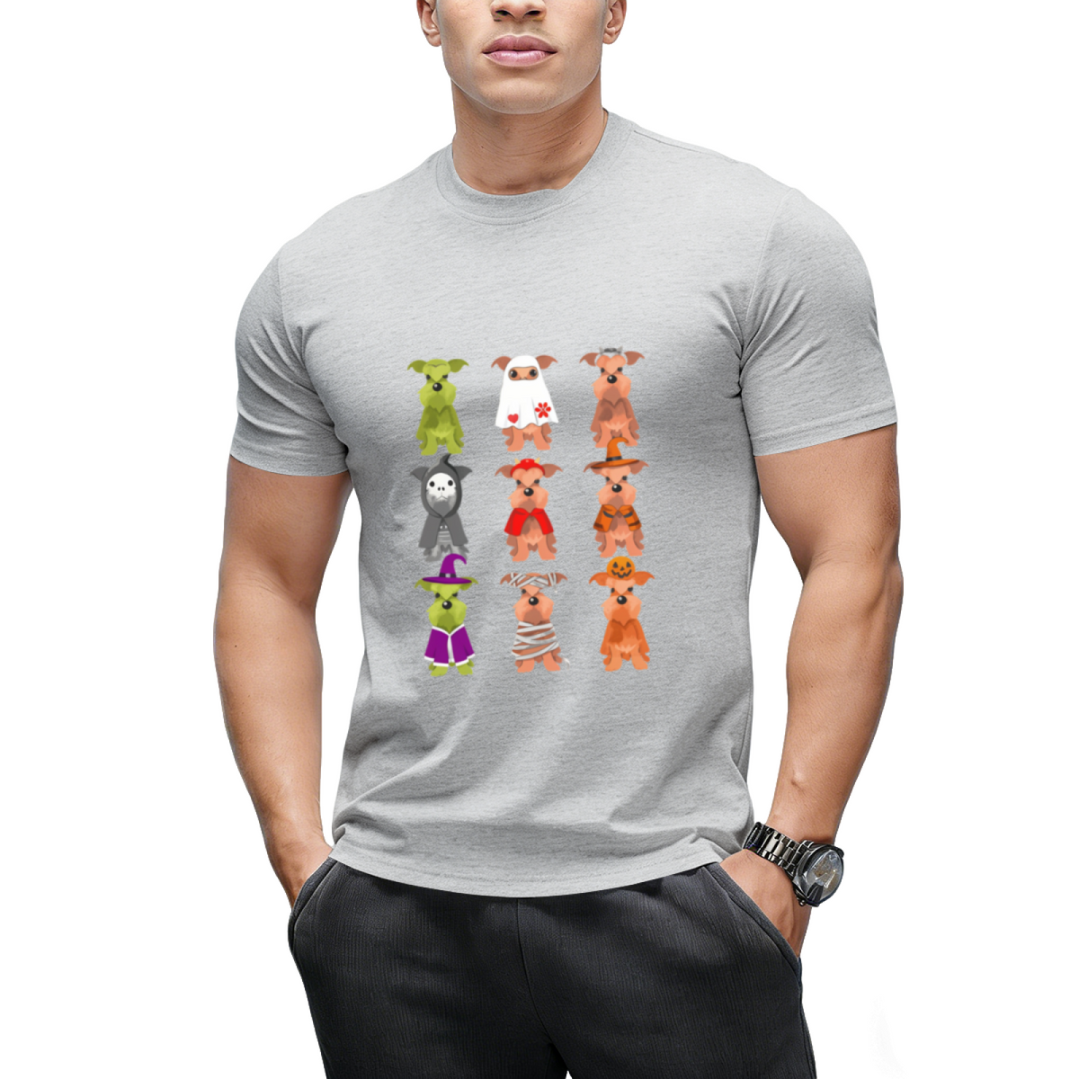 Funny miniature schnauzer Costume Halloween T-Shirt