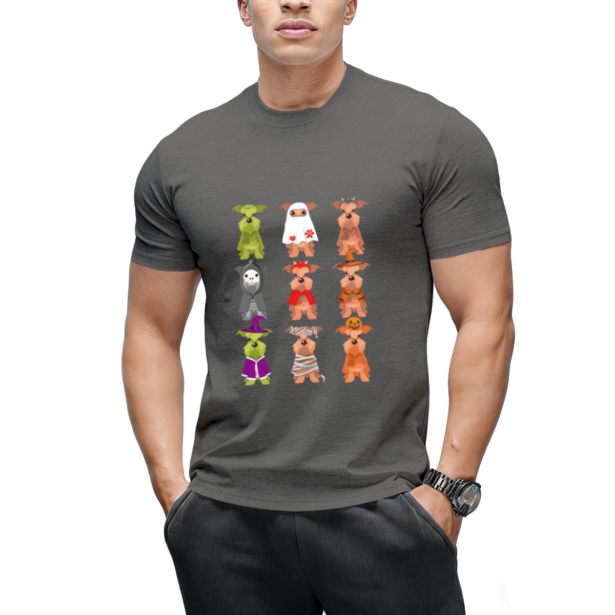 Funny miniature schnauzer Costume Halloween T-Shirt