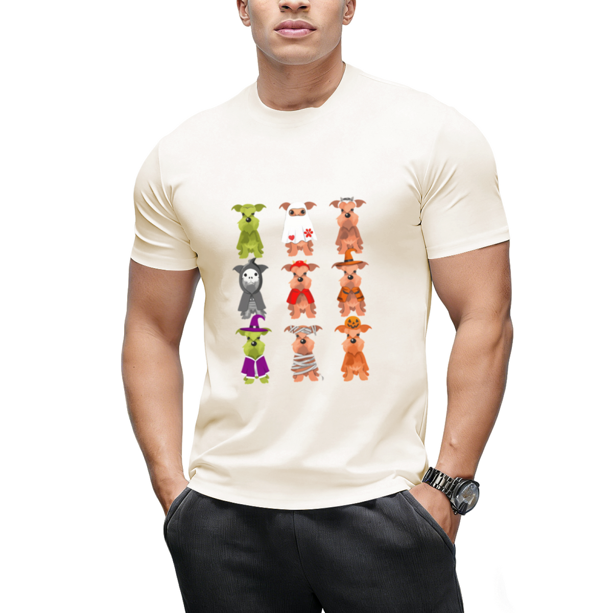 Funny miniature schnauzer Costume Halloween T-Shirt