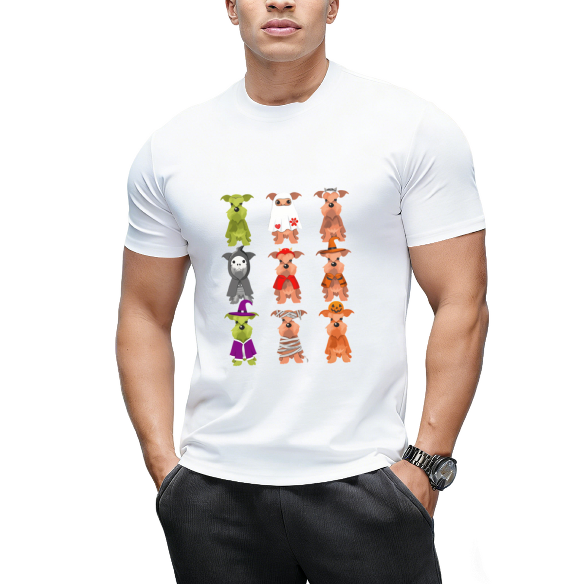 Funny miniature schnauzer Costume Halloween T-Shirt