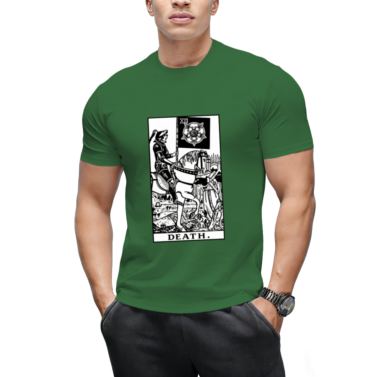 Death Tarot in black T-Shirt