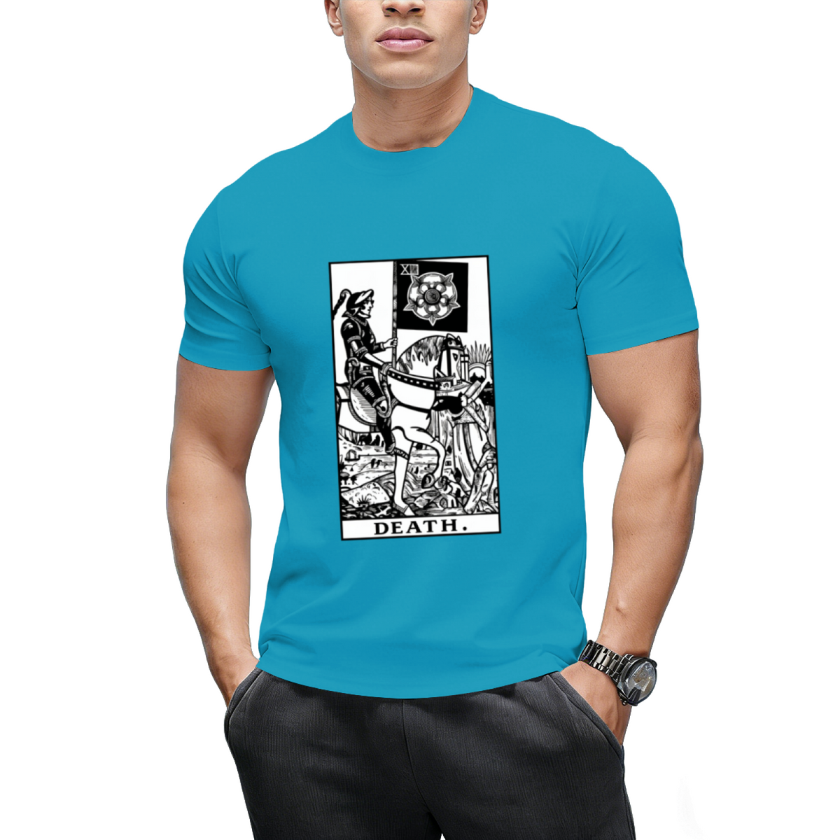 Death Tarot in black T-Shirt