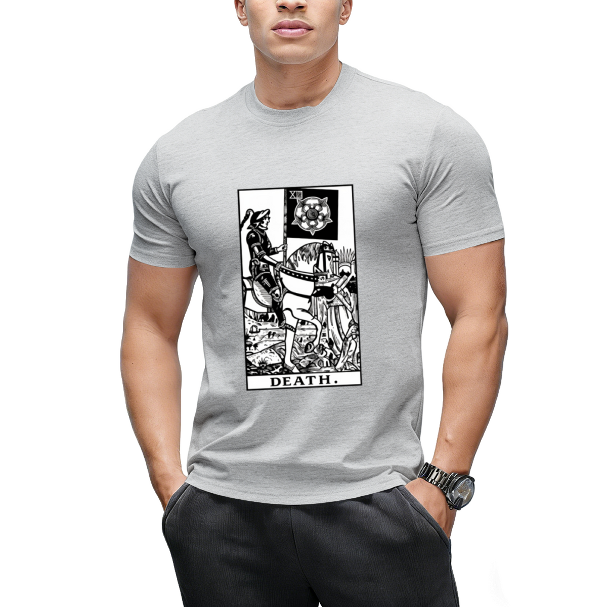 Death Tarot in black T-Shirt