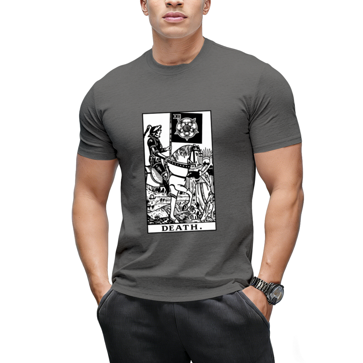 Death Tarot in black T-Shirt