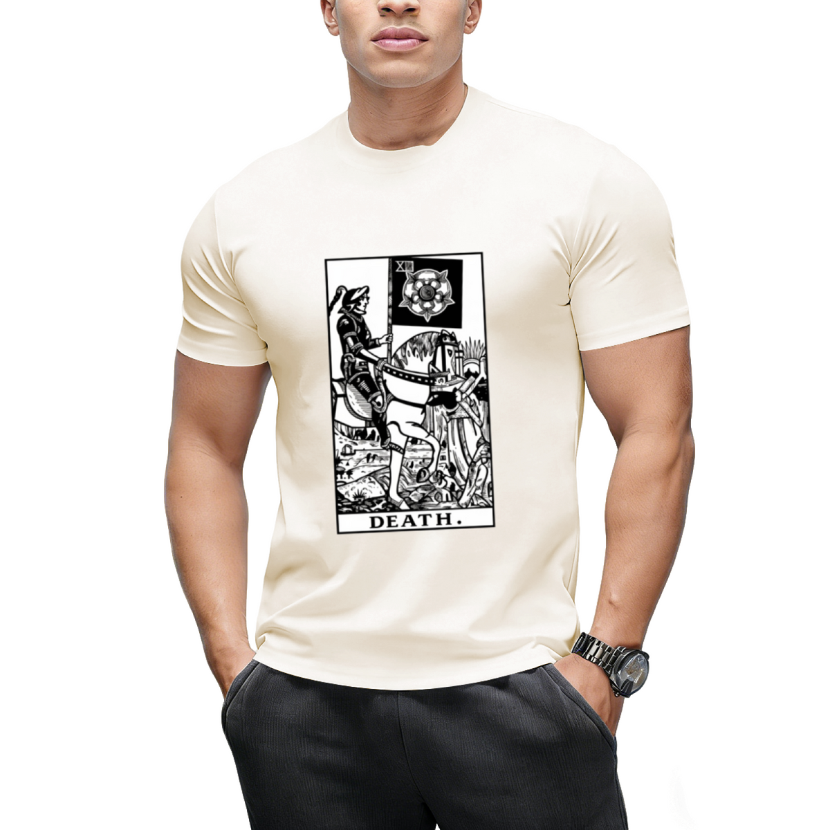 Death Tarot in black T-Shirt