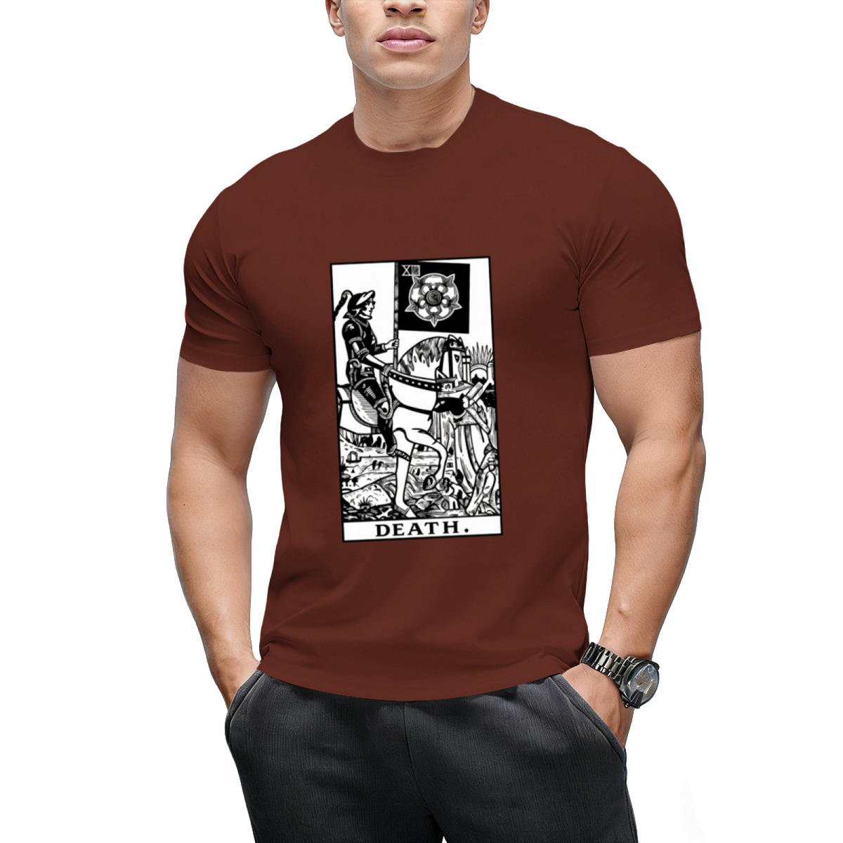 Death Tarot in black T-Shirt