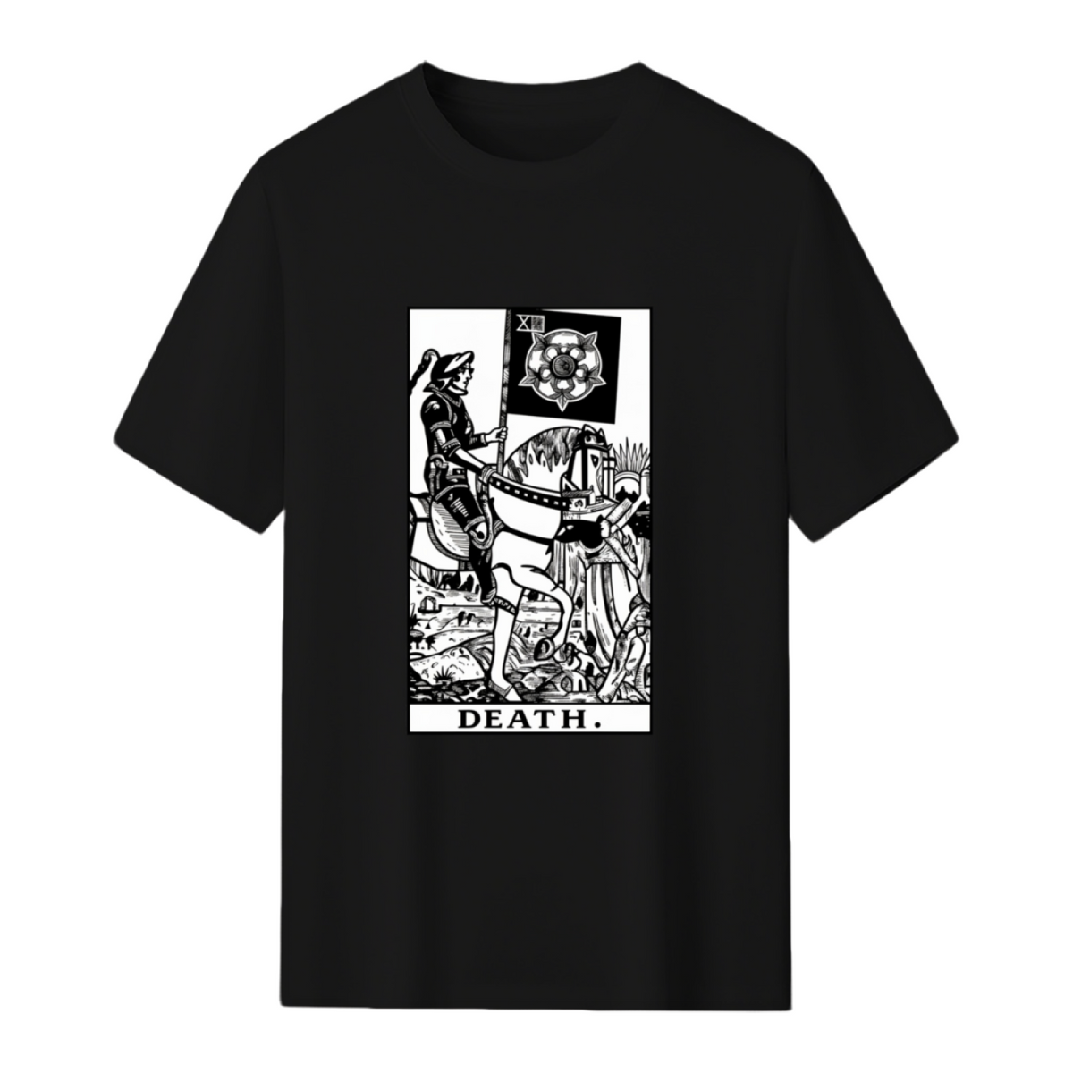 Death Tarot in black T-Shirt
