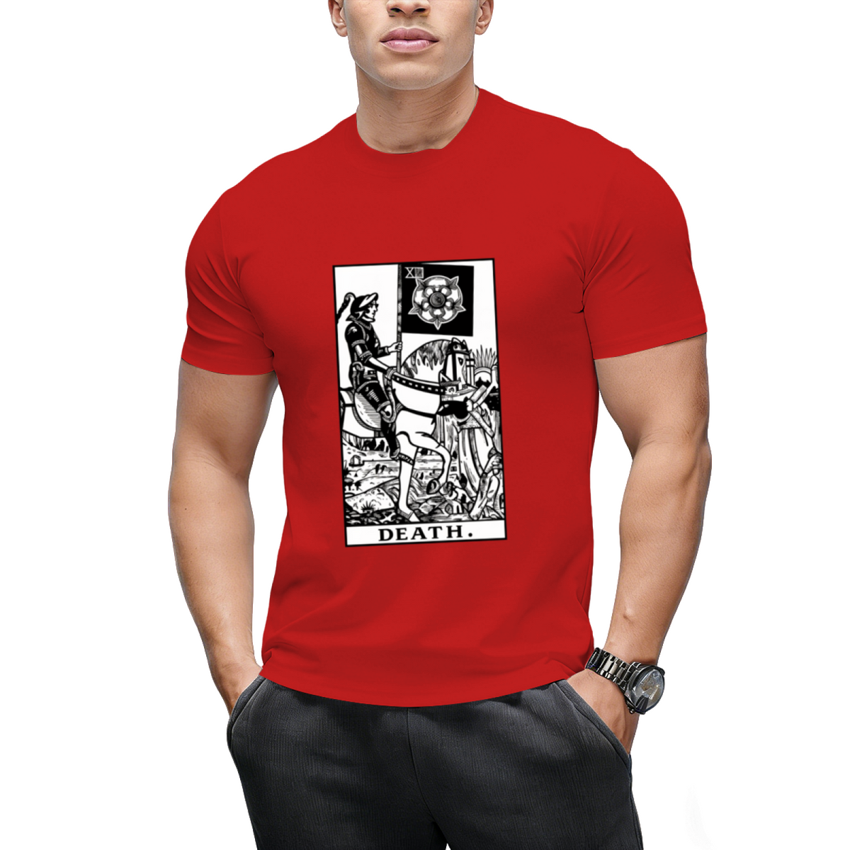 Death Tarot in black T-Shirt
