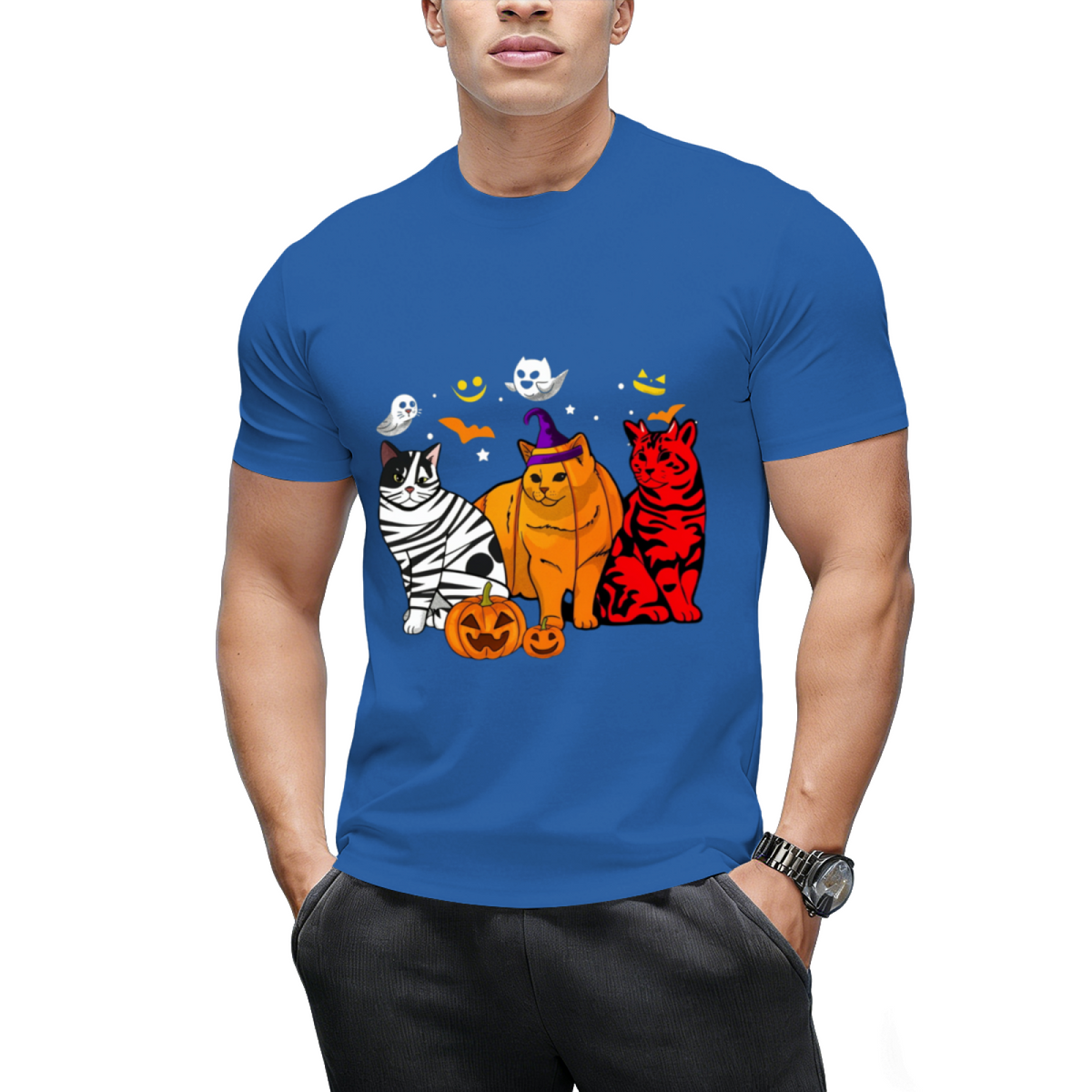 Funny Cat Halloween Costume Gift T-shirt T-Shirt