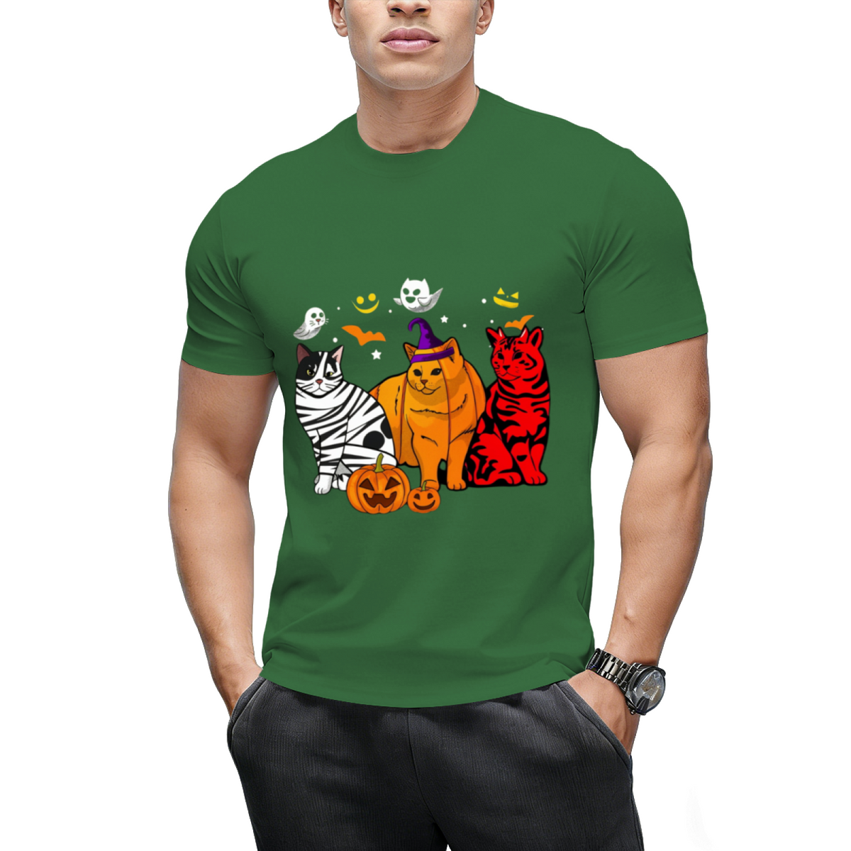 Funny Cat Halloween Costume Gift T-shirt T-Shirt