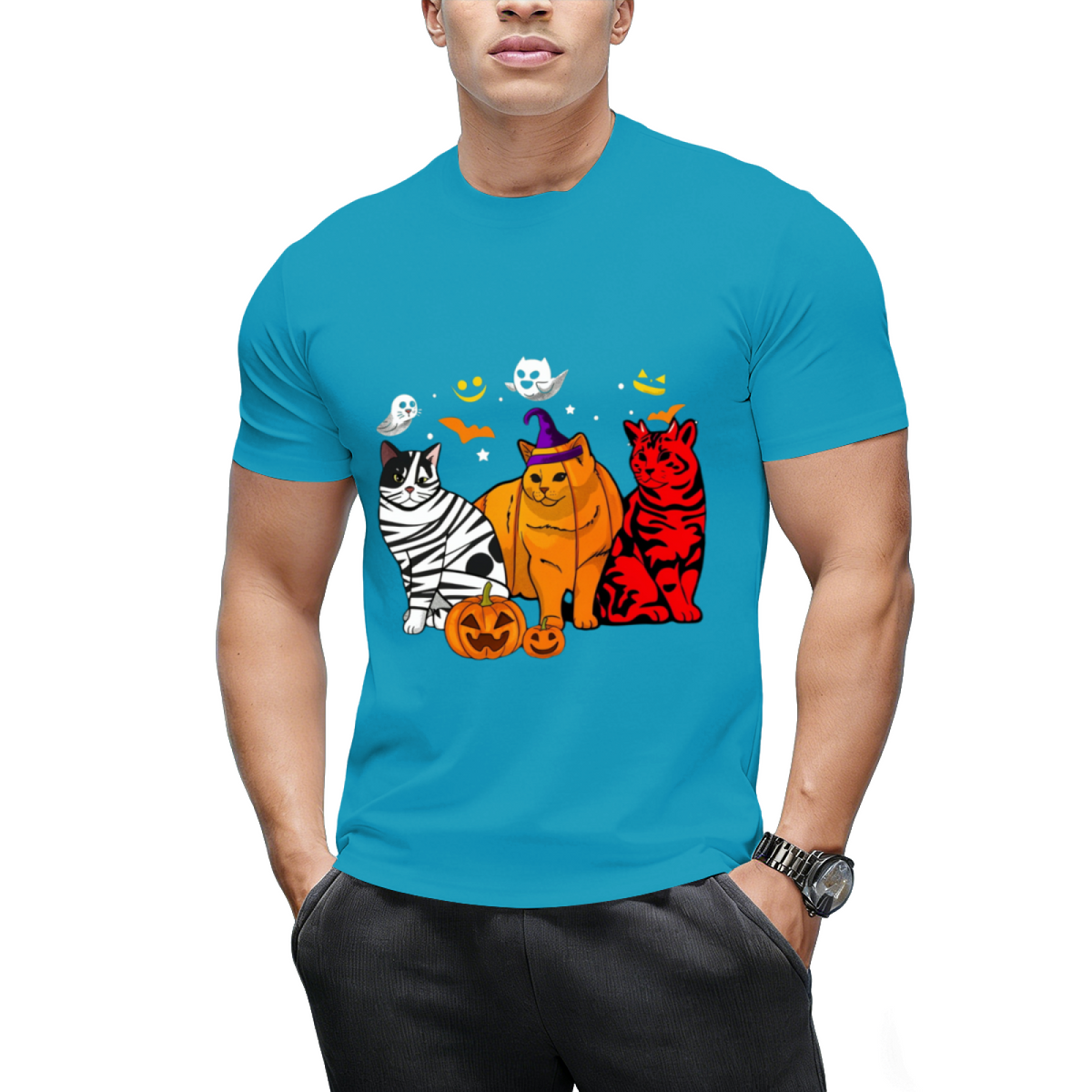 Funny Cat Halloween Costume Gift T-shirt T-Shirt
