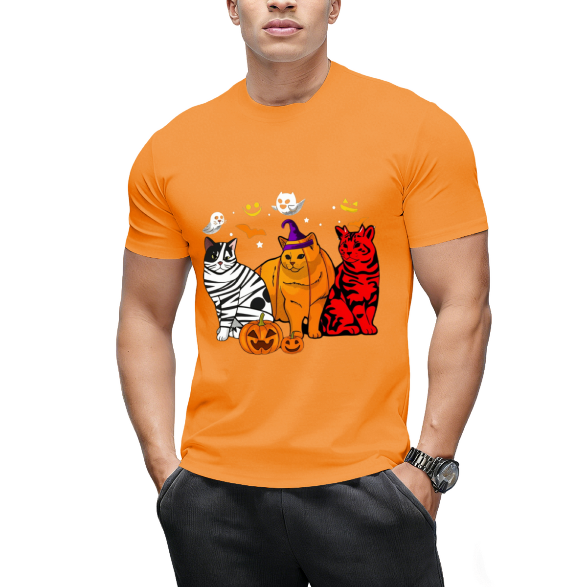 Funny Cat Halloween Costume Gift T-shirt T-Shirt