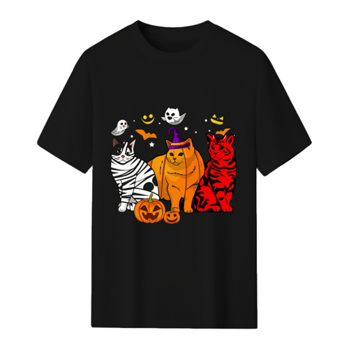 Funny Cat Halloween Costume Gift T-shirt T-Shirt