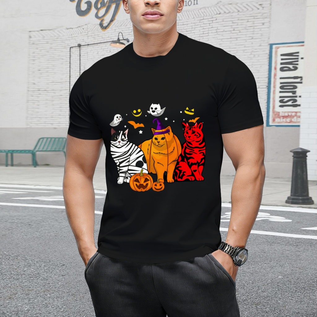 Funny Cat Halloween Costume Gift T-shirt T-Shirt