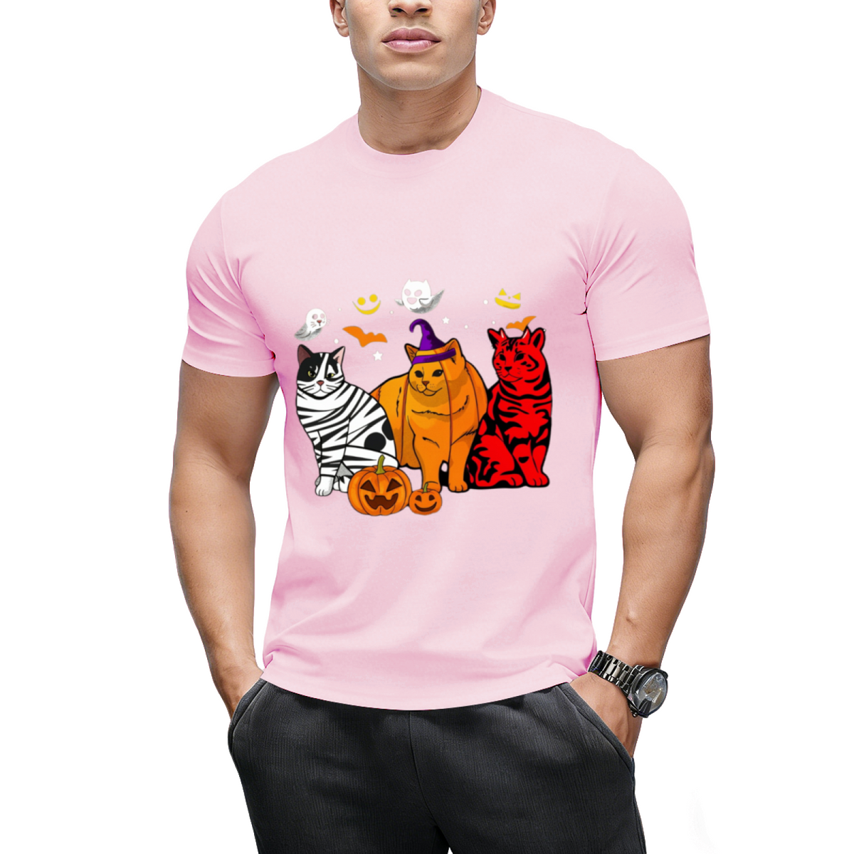 Funny Cat Halloween Costume Gift T-shirt T-Shirt
