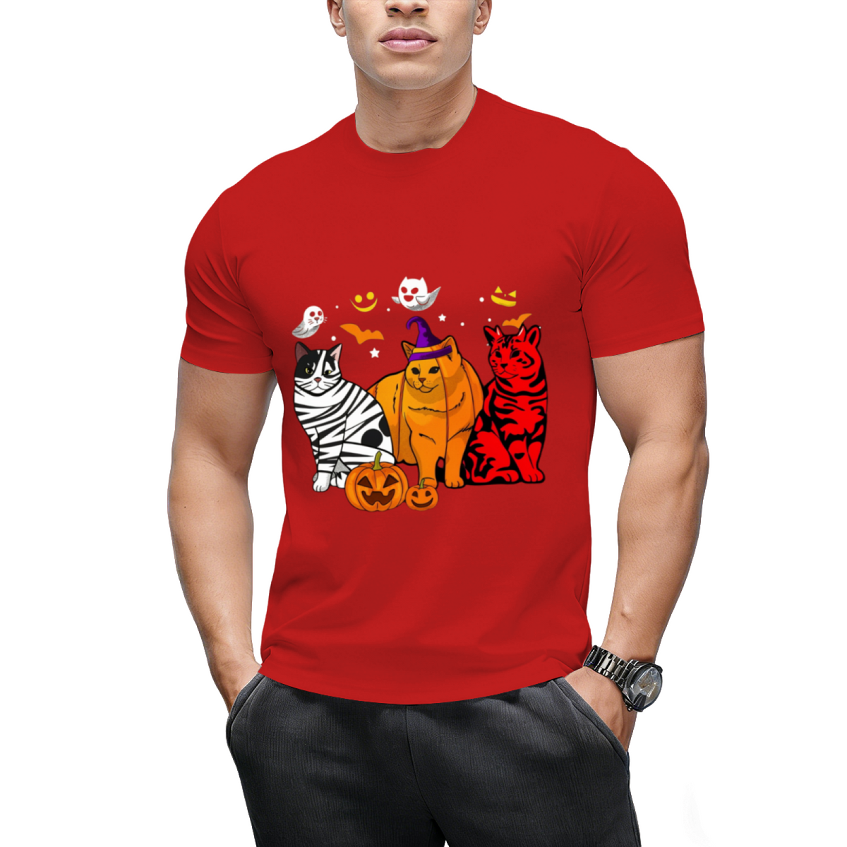 Funny Cat Halloween Costume Gift T-shirt T-Shirt