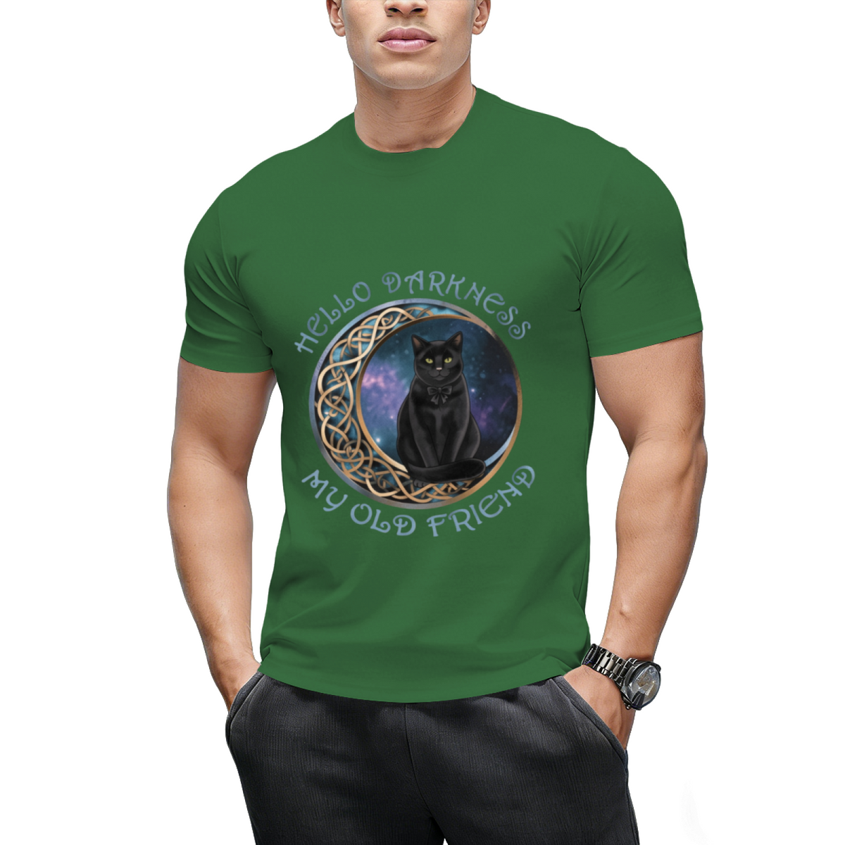 Hello Darkness My Old Friend Cat Lovers T-Shirt