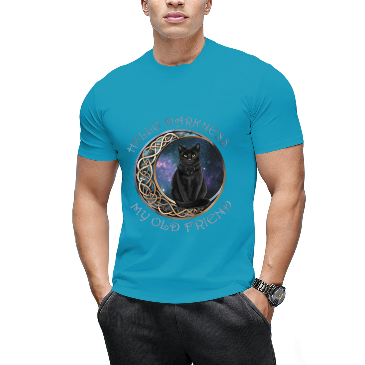 Hello Darkness My Old Friend Cat Lovers T-Shirt