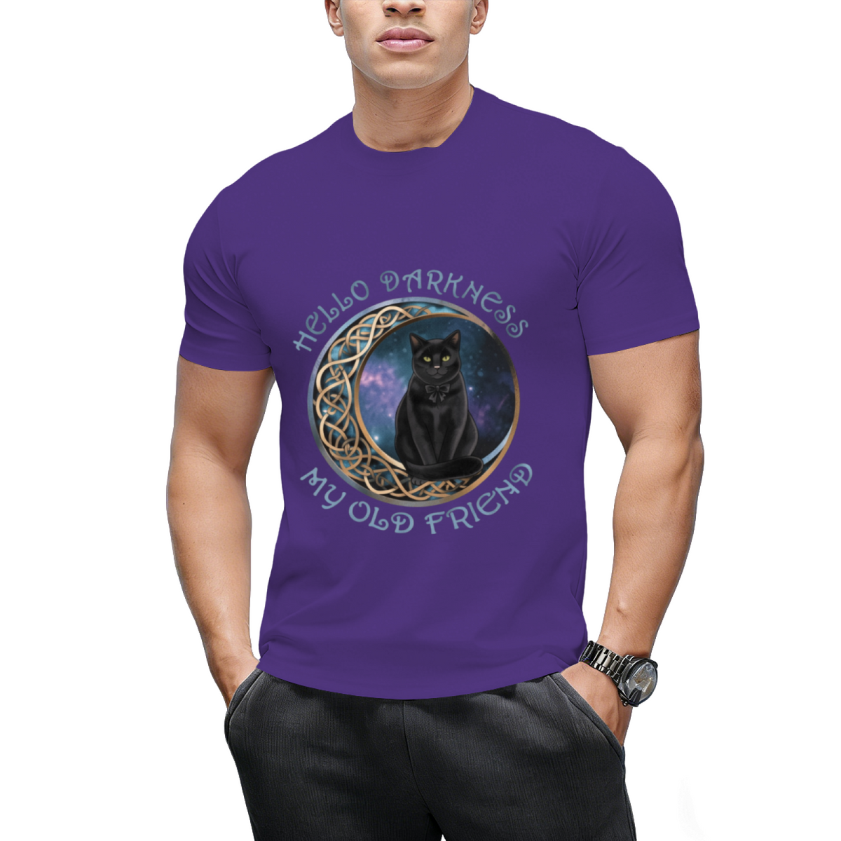 Hello Darkness My Old Friend Cat Lovers T-Shirt