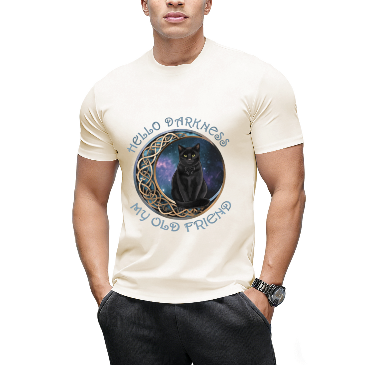Hello Darkness My Old Friend Cat Lovers T-Shirt