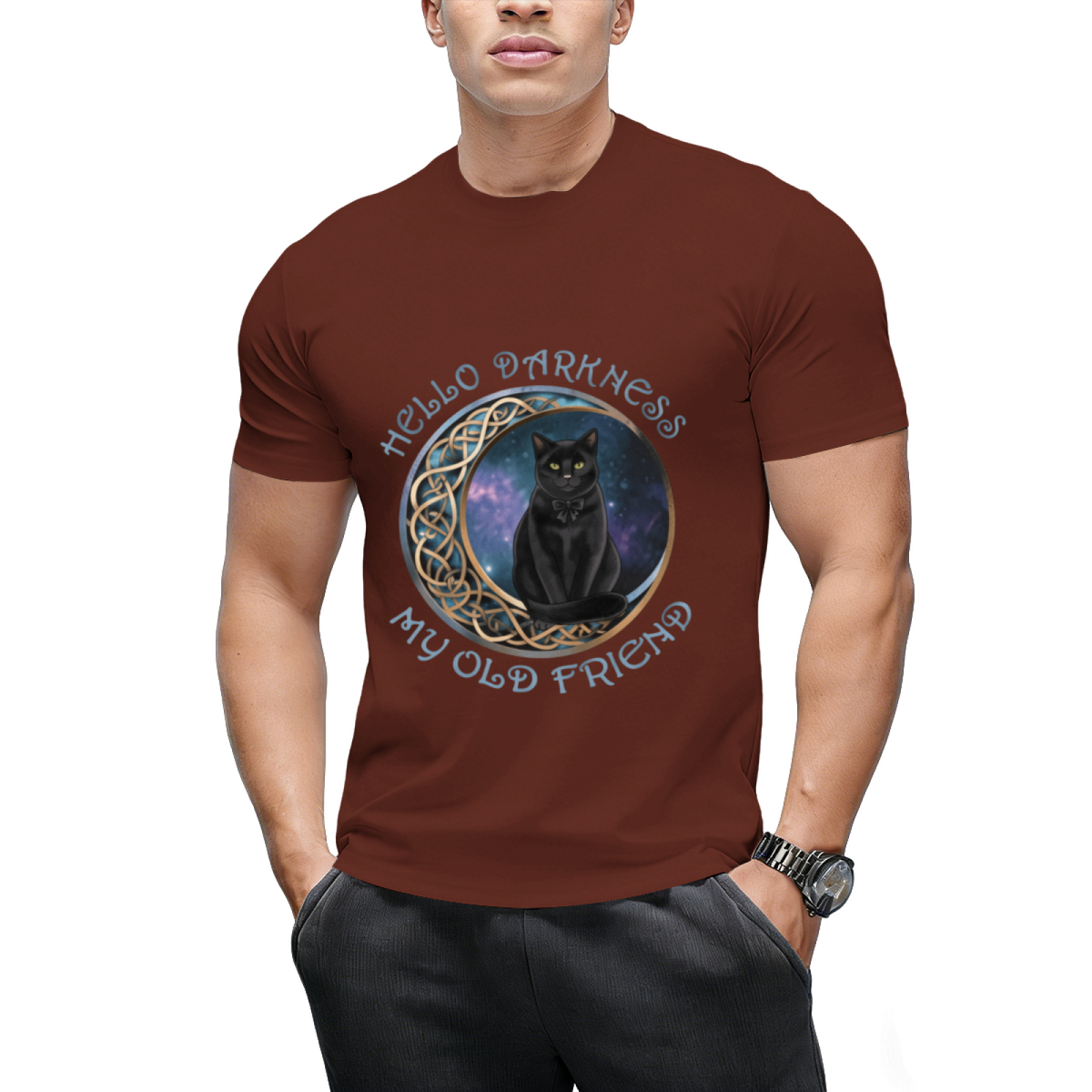 Hello Darkness My Old Friend Cat Lovers T-Shirt