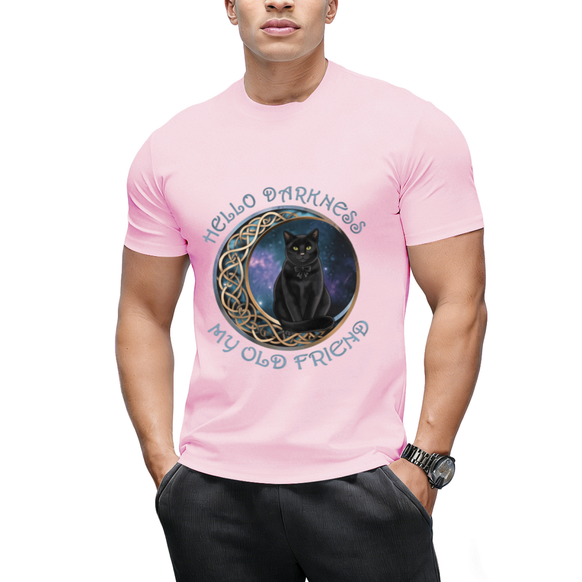 Hello Darkness My Old Friend Cat Lovers T-Shirt