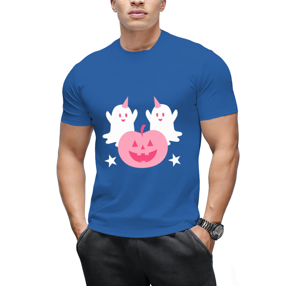 Cute Ghosts and Pumpkin T-Shirt