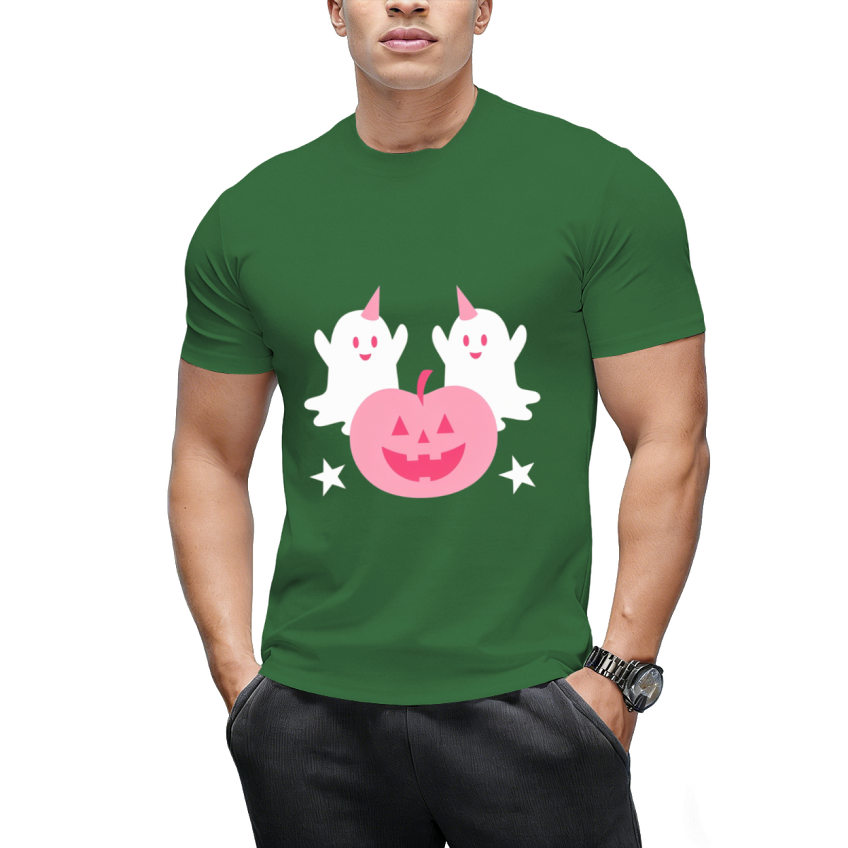 Cute Ghosts and Pumpkin T-Shirt