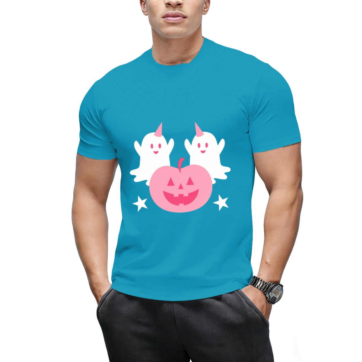 Cute Ghosts and Pumpkin T-Shirt
