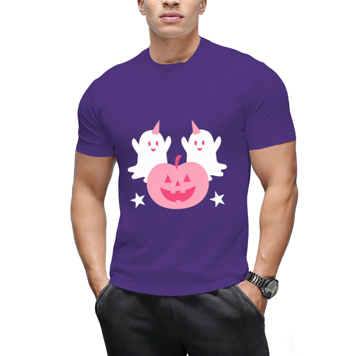 Cute Ghosts and Pumpkin T-Shirt