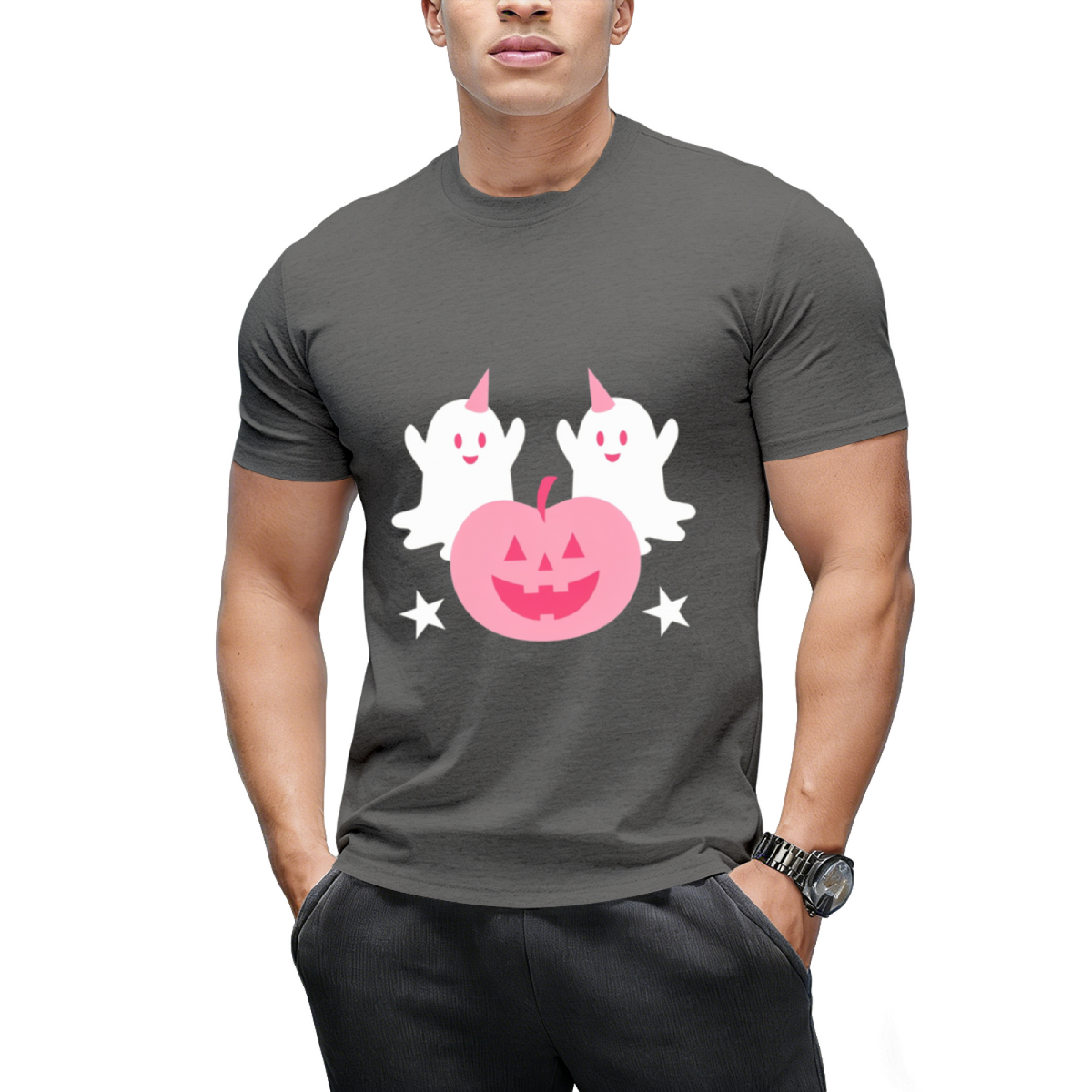 Cute Ghosts and Pumpkin T-Shirt