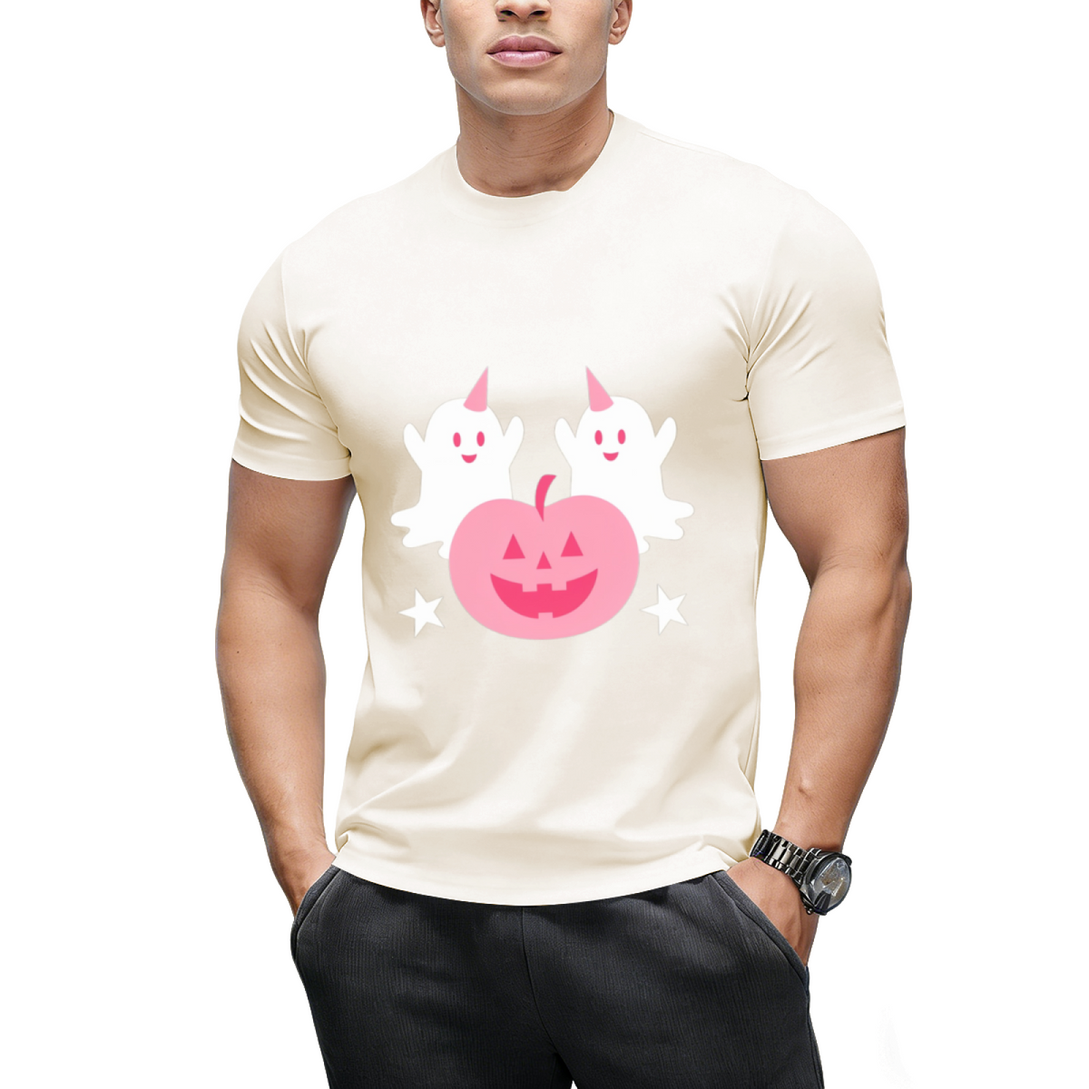 Cute Ghosts and Pumpkin T-Shirt