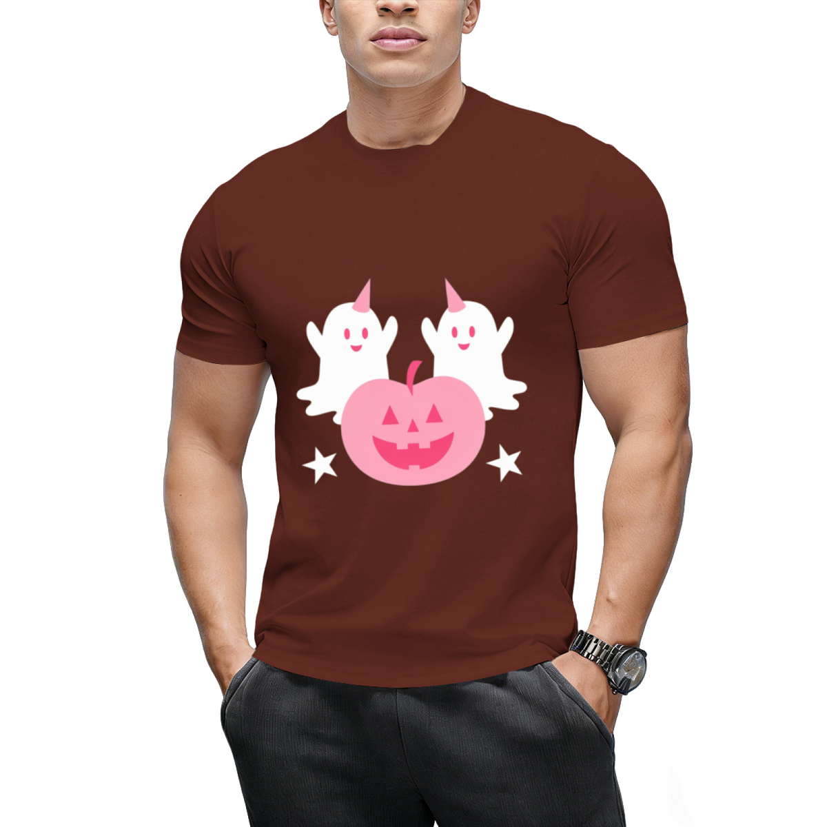 Cute Ghosts and Pumpkin T-Shirt