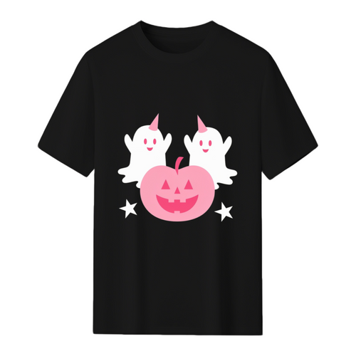 Cute Ghosts and Pumpkin T-Shirt