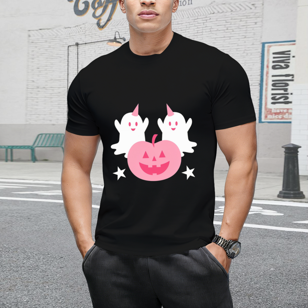 Cute Ghosts and Pumpkin T-Shirt