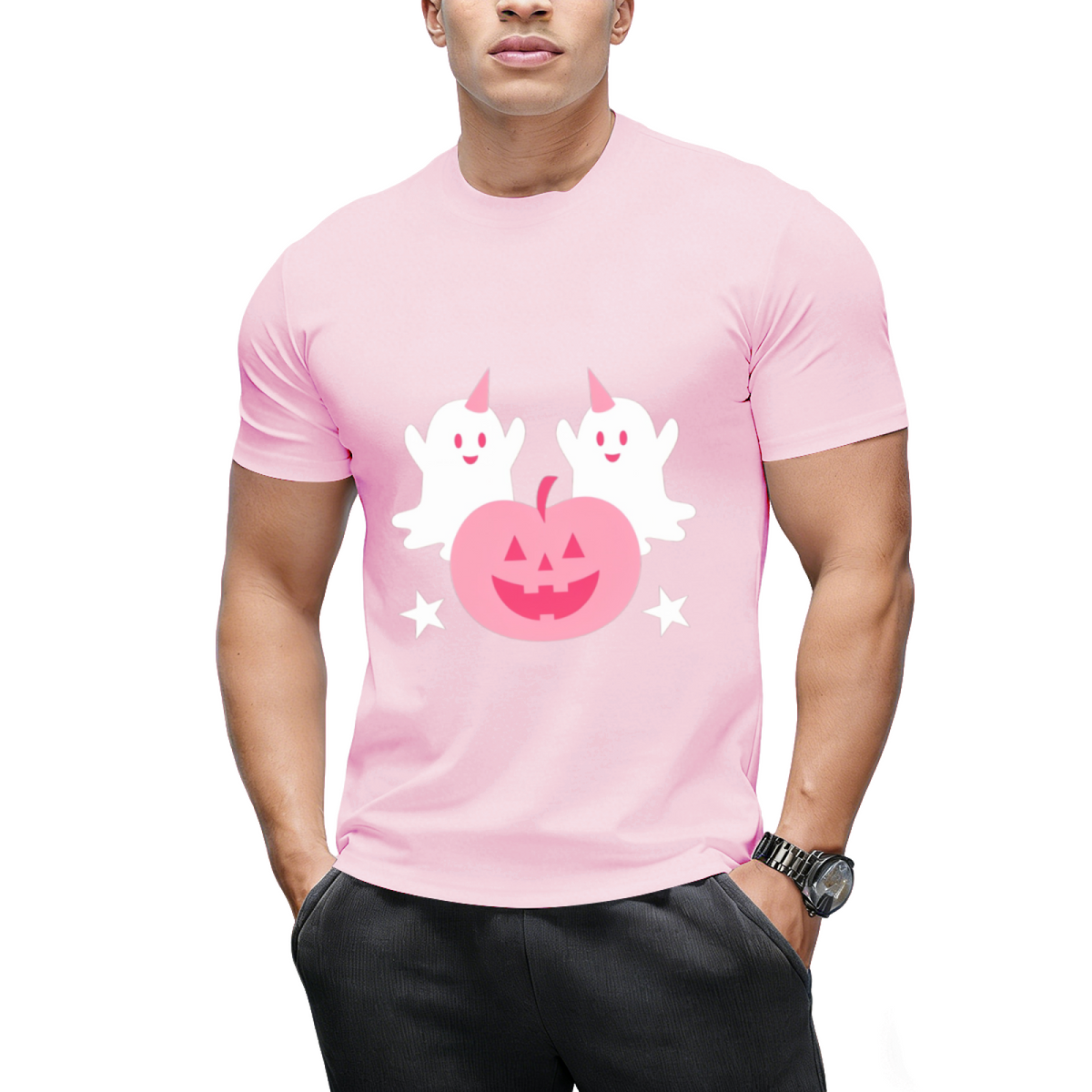 Cute Ghosts and Pumpkin T-Shirt