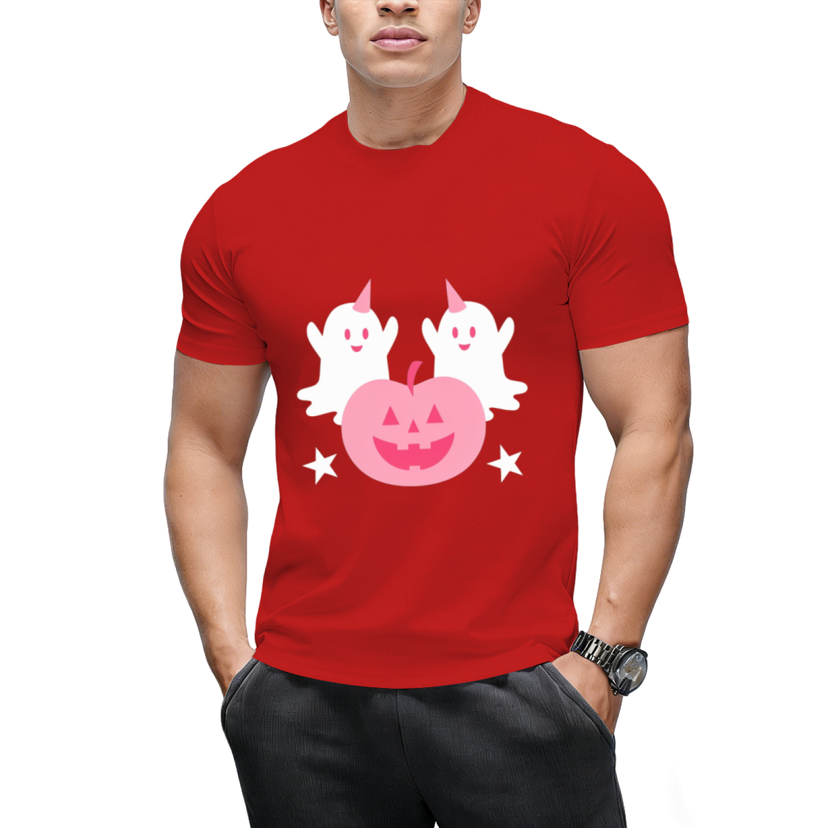 Cute Ghosts and Pumpkin T-Shirt