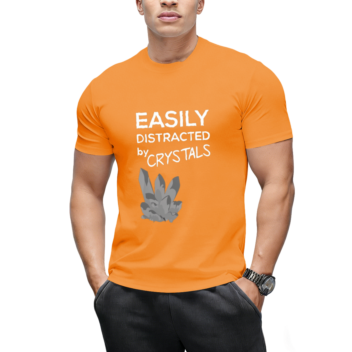 easily distracted by crystals T-Shirt