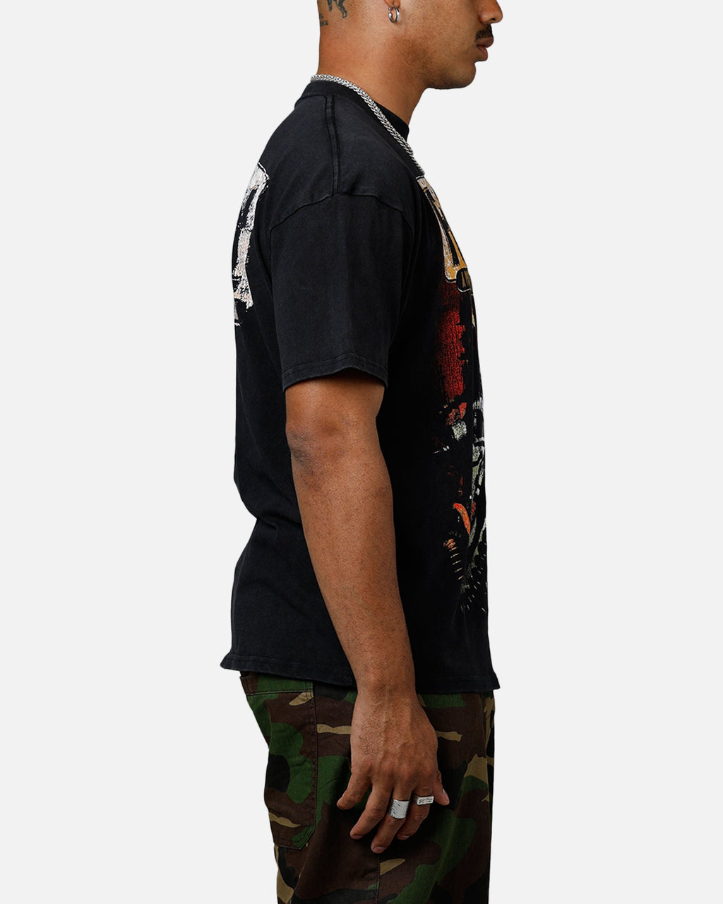 73Studio X Fallout '97 Fallout Vintage T-Shirt Black Acidwash