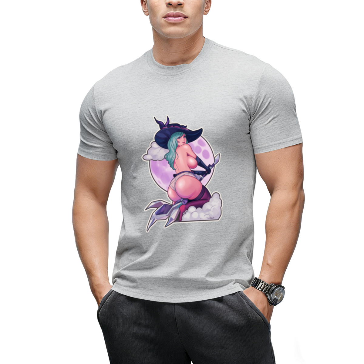 CRISTAL BROOM WITCH T-Shirt