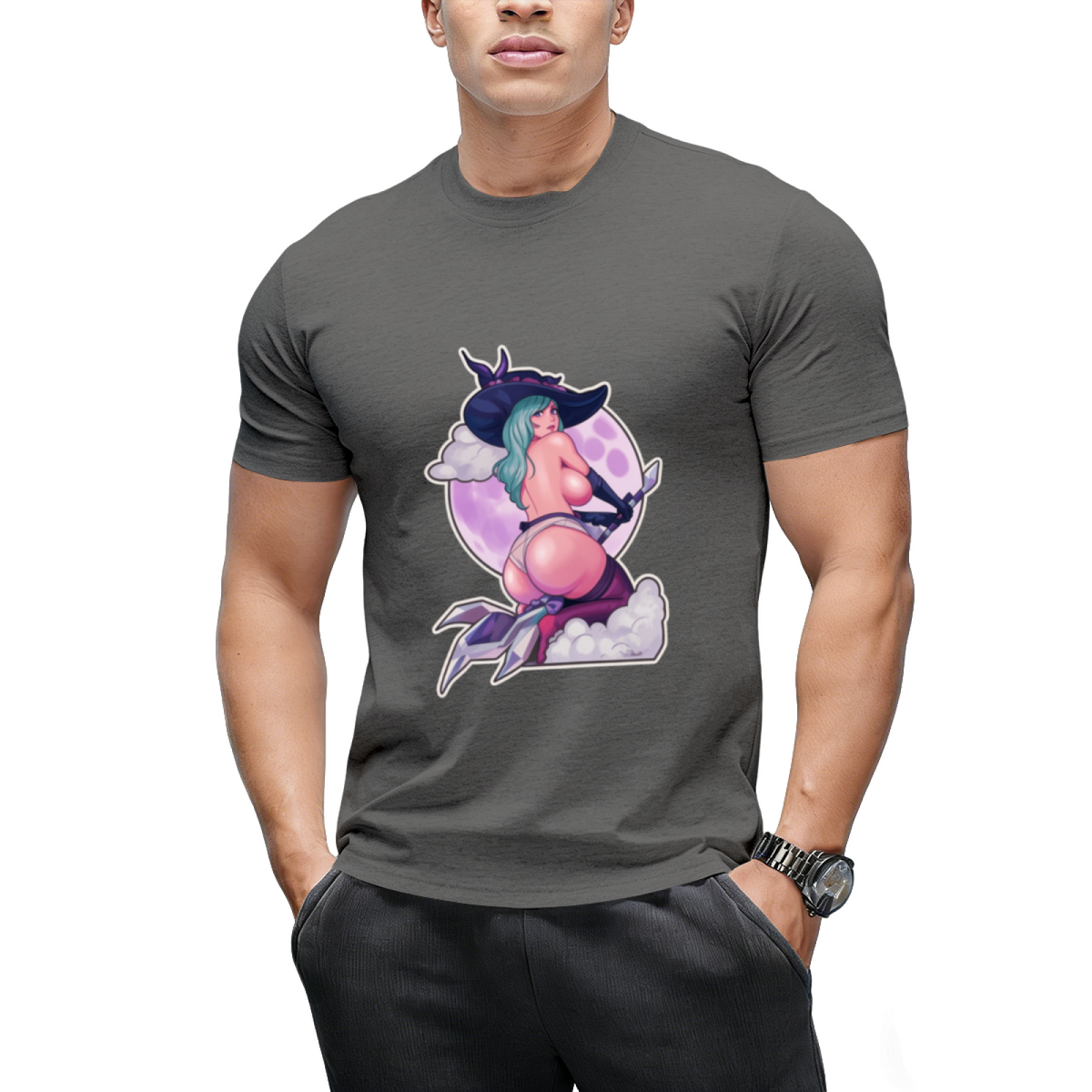 CRISTAL BROOM WITCH T-Shirt