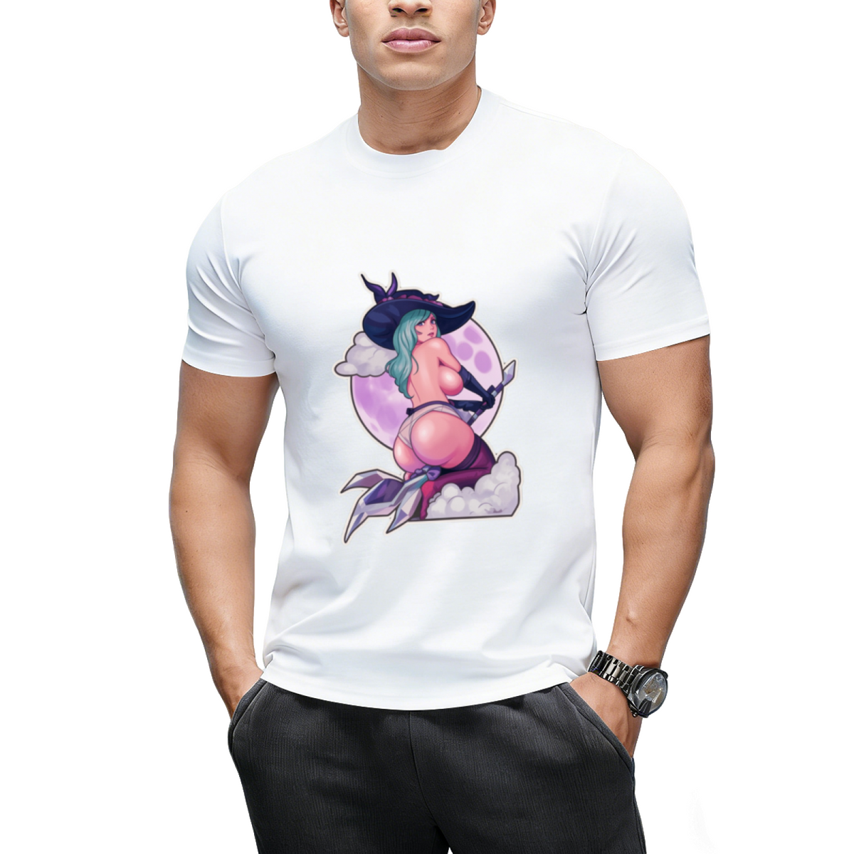 CRISTAL BROOM WITCH T-Shirt