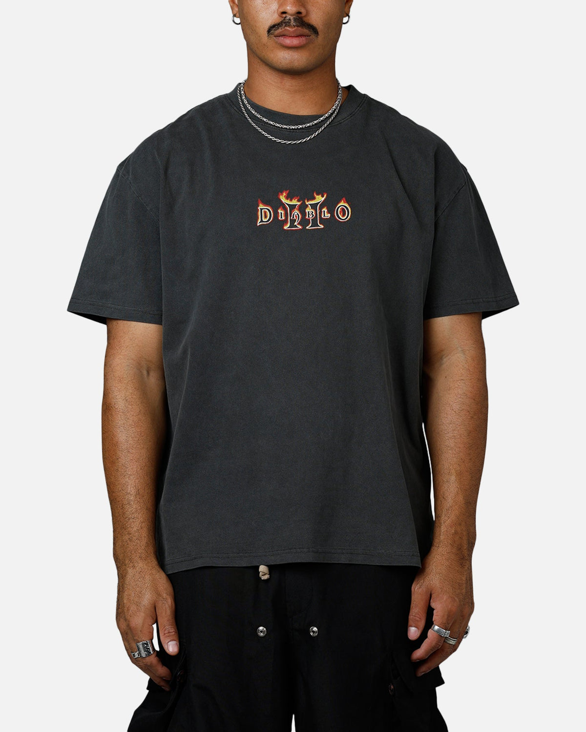 73Studio X Diablo II Halloween Summer 2000 T-Shirt Black Wash