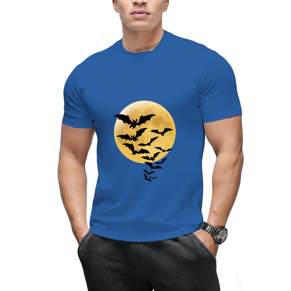 Bats against Full Moon T-Shirt