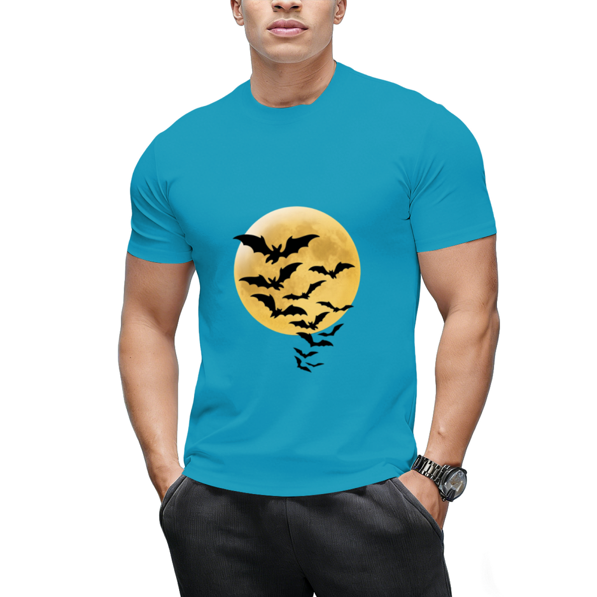 Bats against Full Moon T-Shirt