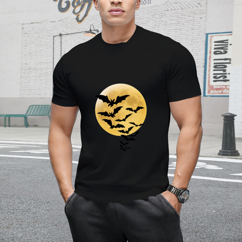 Bats against Full Moon T-Shirt
