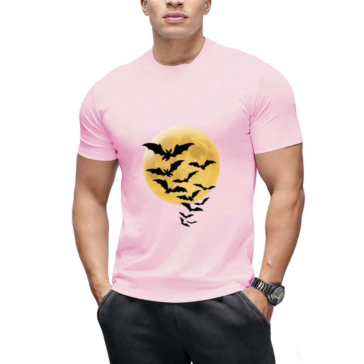 Bats against Full Moon T-Shirt